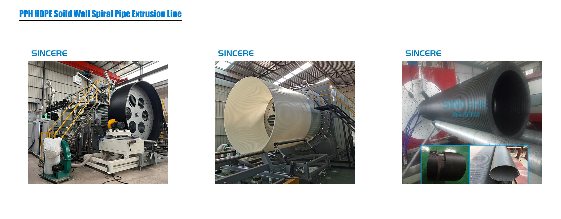 quality Spiral Pipe Extrusion Line factory