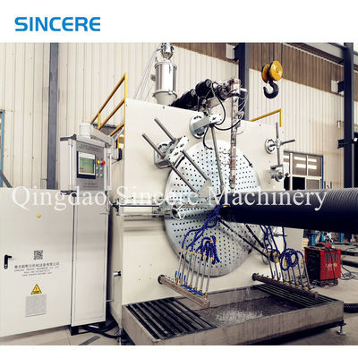 120-500kw machine à extrusion de tuyaux en spirale continue