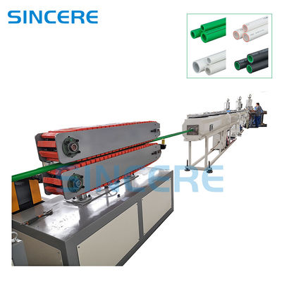 65 mm Schraube Kunststoff PP PPR PE PVC Rohr Extruder Maschine Rohr Extrusionslinie ODM