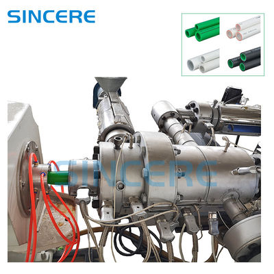 Compact Plastic Pipe Extruder Machine Extrusion Plant For Sewage System