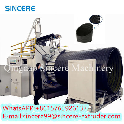 Spiral Winding Sewerage PE Polyethylene Pipe Production Line Plastic PP Extrusion