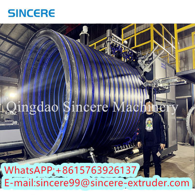 Structured Wall Polyethylene Pe Pipe Extrusion Line Equipment Spiral Winding PPR Pipe Extruder