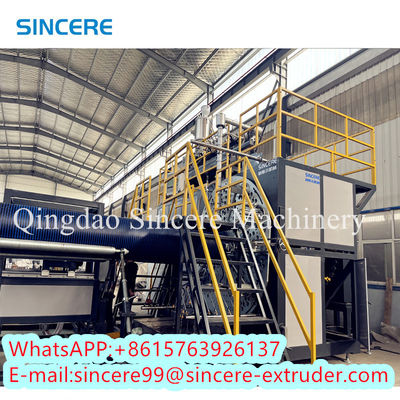 HDPE-Kunststoff-Hohlwand-gewickelte PE-Spiralrohr-Extrusionslinie