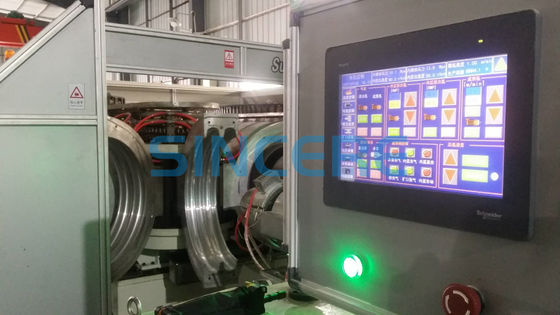 22 Rpm Doppelwand gewölbte Rohr Extrusionslinie Spiralröhre Herstellung Maschine