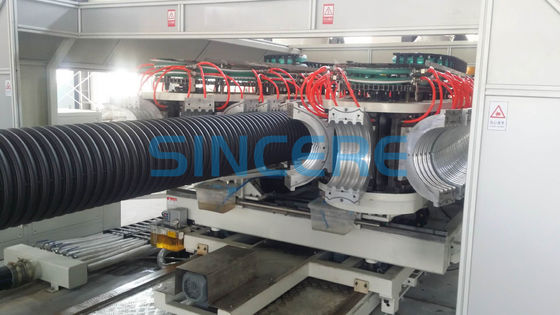 HDPE Corrugated Tube Extrusion Line Drainage CPVC Pipe Making Machine