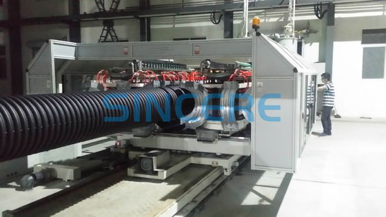 کنترل PLC الکتریکی HDPE PVC DWC لوله های لوله ای تولید ماشین