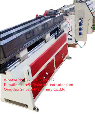 Plastic PE PP PA PVC dWC Corrugated Pipe Extrusion Line Single Wall