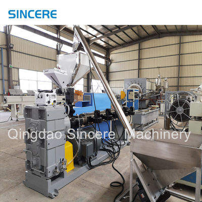 Plastic Flake Pelletizing Line Gruanles Making Machine For PVC PP PE ABS Materials Recycling