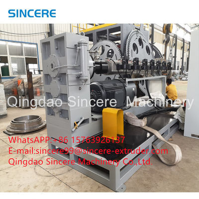 Single Screw Casing Hollow PVC Connection Pipe Manufacturing Making Machine Extruder