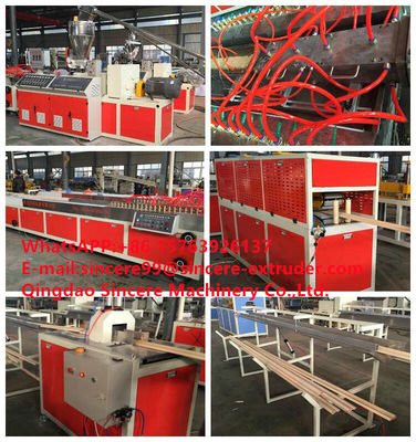 Industrial Upvc Extrusion Machine PVC WPC Plastic Profile Production Line