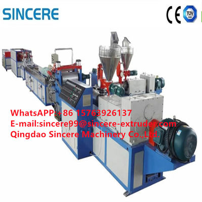 Small PVC Profile Extruder Machine Production Line PE PP Window Profile Extrusion Line