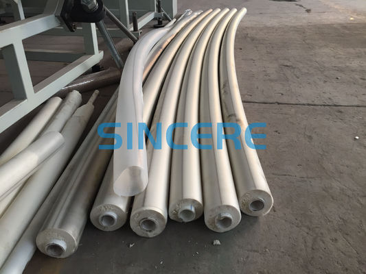 Polyurethane Thermal Insulation wiring Lldpe Pipe Making Machine Production Line