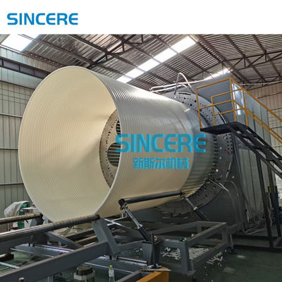 Máquina de fabricação de tubos em espiral de polietileno