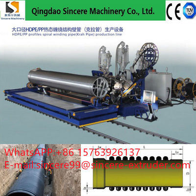Odm HDPE Krah Hdpe Pipe Extrusion Machine Production Line Fully Automatic