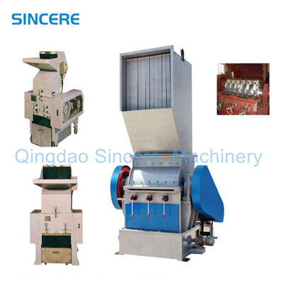 Double Shaft PVC Shredder Machine Crusher For Waste Plastic Pipe Sheet Bottles
