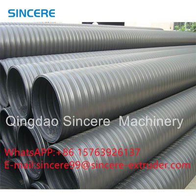 Reinforced Composite HDPE Winding Pipe Extrusion Line Corrugated Pipe Making Machine