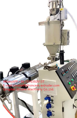Plastic PP PE PVC PA EVA FEP Corrugated Pipe Extrusion Machine Single Wall Corrugated Tube Production Line