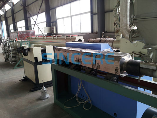 16~50mm Hdpe Single Wall Corrugated Pipe Extruder Wire Sleeve Pipe Making Machine