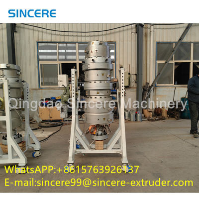 20-110mm 75-250mm 90-400mm 500-1000mm خط تولید لوله های HDPE PP