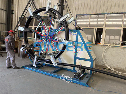 12 Months Guarantee Period ABB Frequency Control PE Pipe Extrusion Line for Sustainable Production