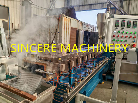 120-1000 kg/h de sortie Ligne de pelletisation plastique avec commande PLC