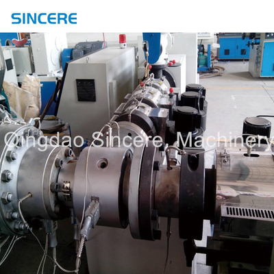 Conical Twin Screw Extruder PVC Pipe Extrusion Line with OD 50-630mm