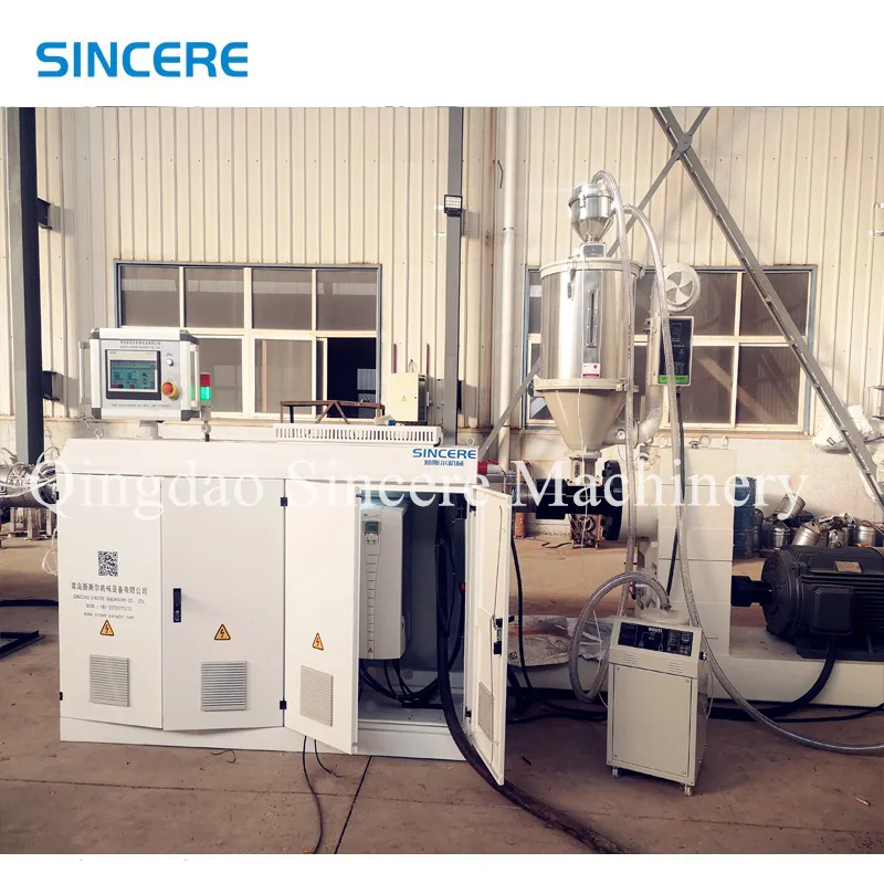 Sewage Winding Spiral Pipe Extrusion Line Reinforced Steel Plastic Pipe Extruder Equipemnt 2