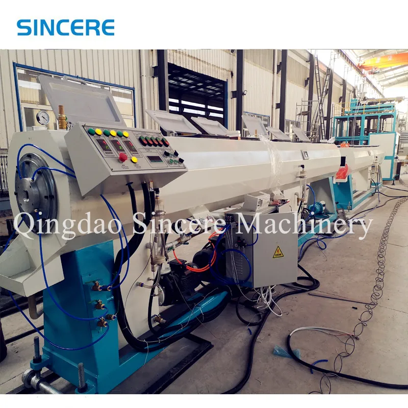 Sewage Winding Spiral Pipe Extrusion Line Reinforced Steel Plastic Pipe Extruder Equipemnt 4