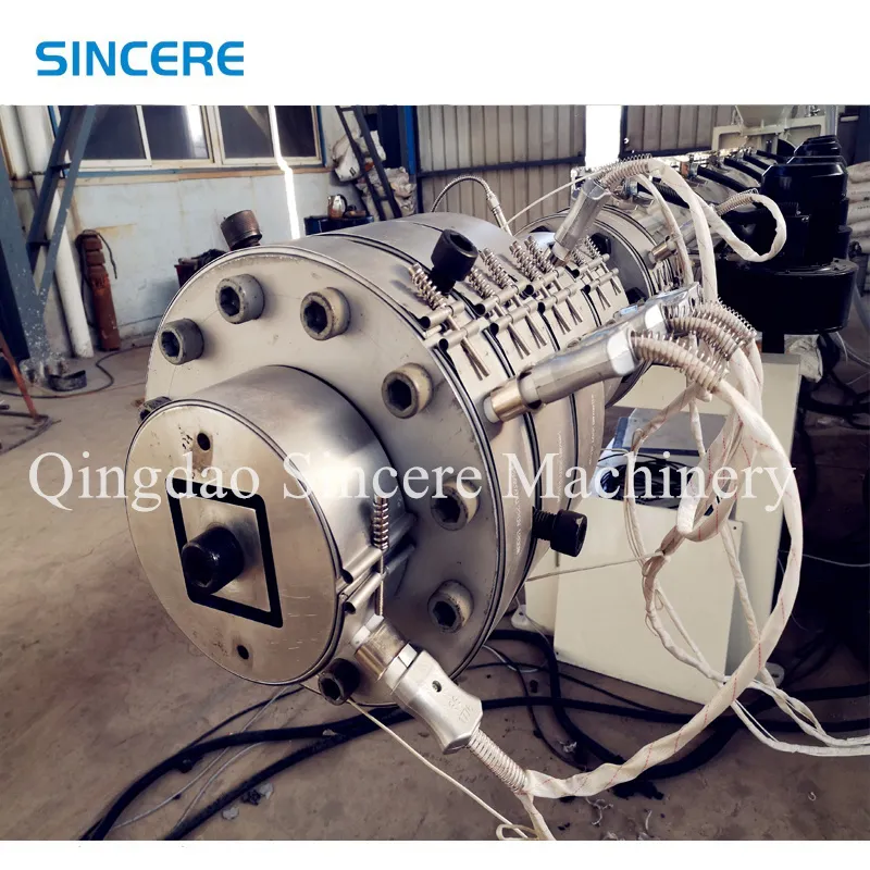 Sewage Winding Spiral Pipe Extrusion Line Reinforced Steel Plastic Pipe Extruder Equipemnt 3