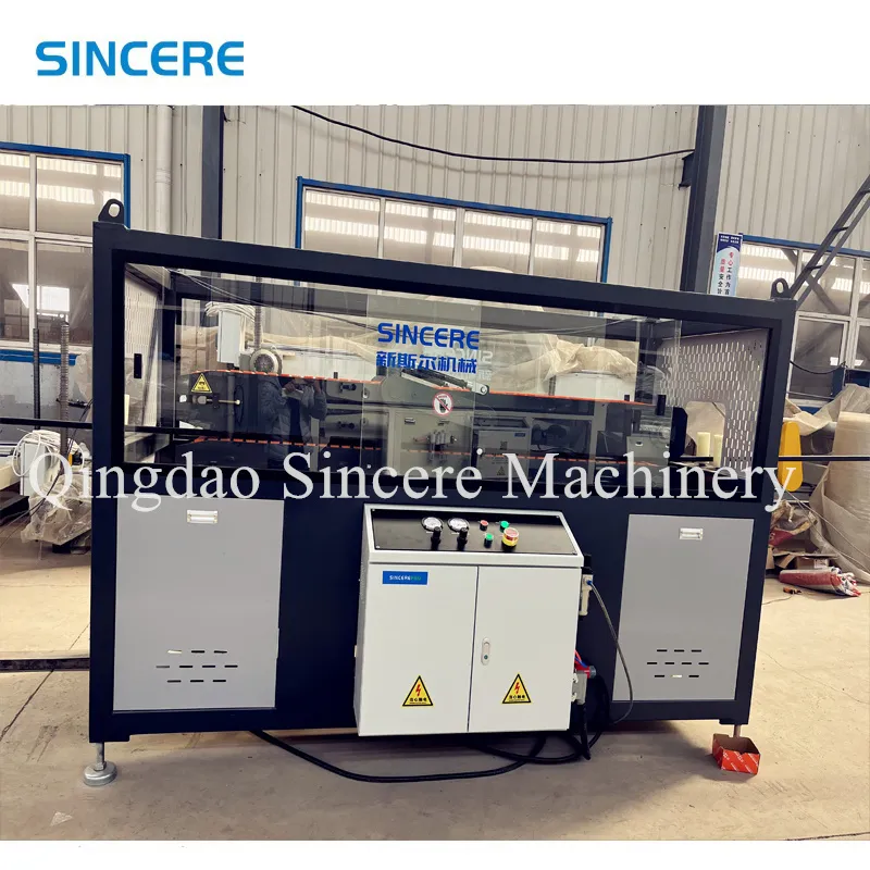 Sewage Winding Spiral Pipe Extrusion Line Reinforced Steel Plastic Pipe Extruder Equipemnt 5