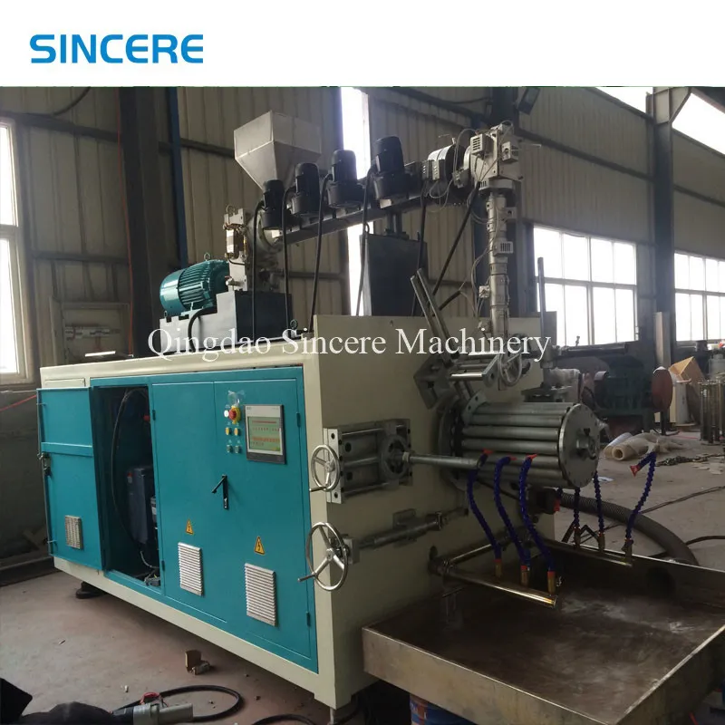 Sewage Winding Spiral Pipe Extrusion Line Reinforced Steel Plastic Pipe Extruder Equipemnt 9