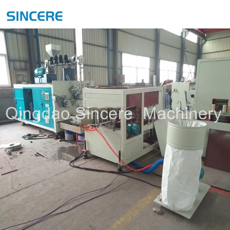 Sewage Winding Spiral Pipe Extrusion Line Reinforced Steel Plastic Pipe Extruder Equipemnt 8