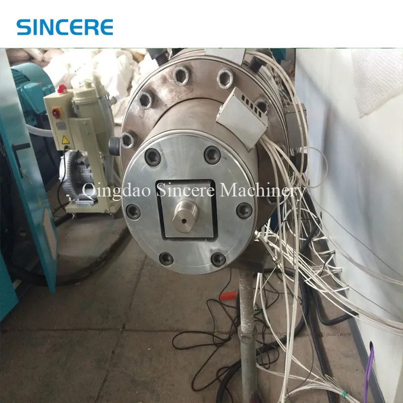 Sewage Winding Spiral Pipe Extrusion Line Reinforced Steel Plastic Pipe Extruder Equipemnt 10