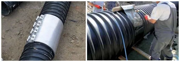 Sewage Winding Spiral Pipe Extrusion Line Reinforced Steel Plastic Pipe Extruder Equipemnt 14