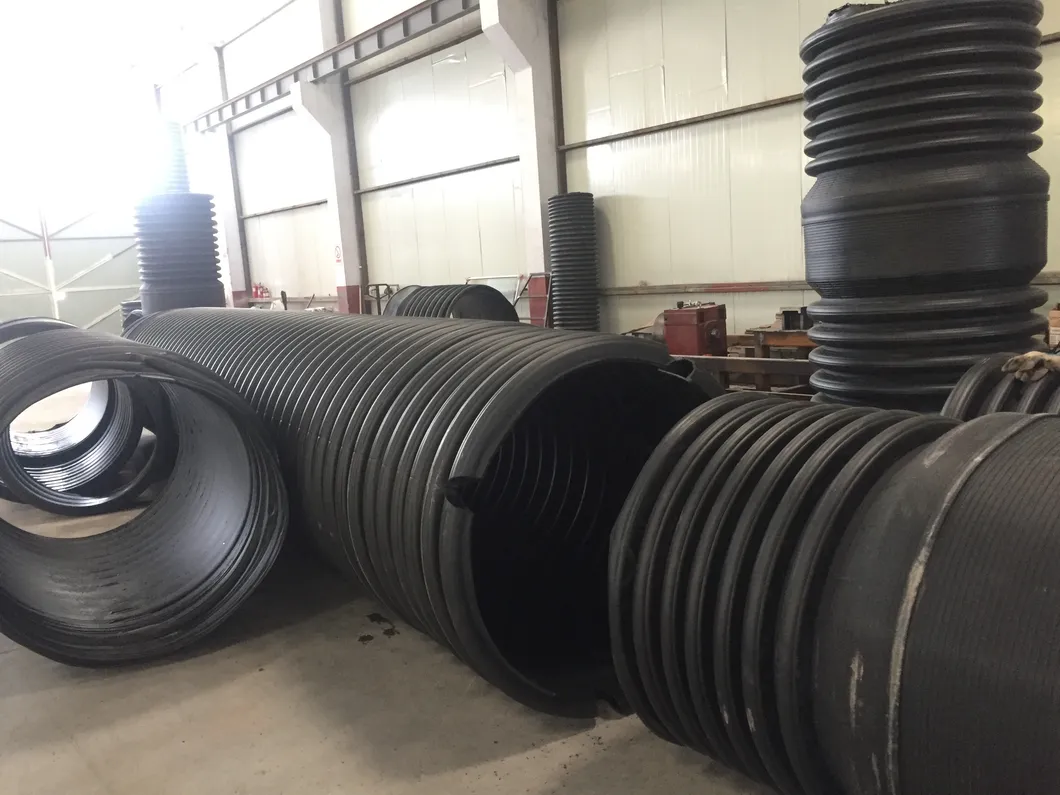 Large Diameter Double Wall Corrugated Dwc Pipe Making Machine HDPE Dual Wall Bellows Drainage Pipe Extrusion Machine