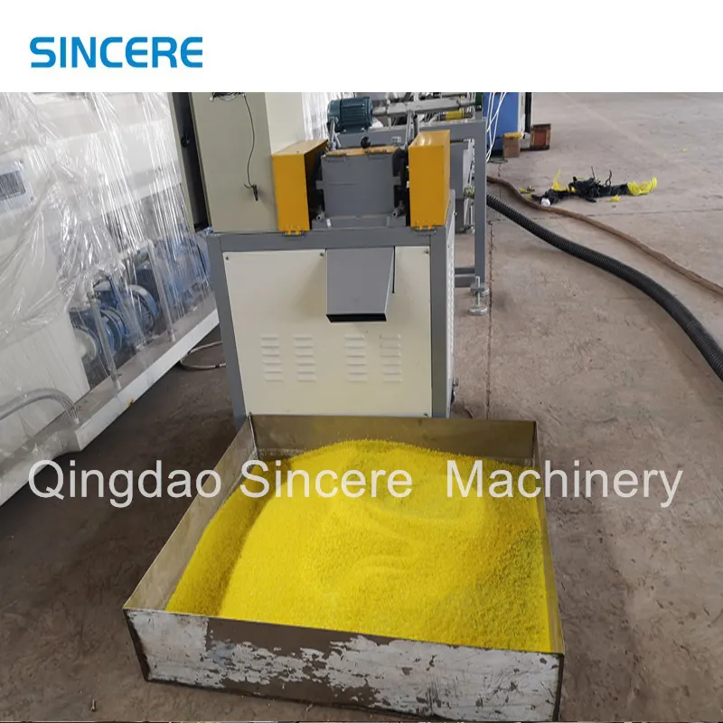 PP PE PVC PA Recycling Granulation Machine PP PE Film Pelleting Granules Making Machine
