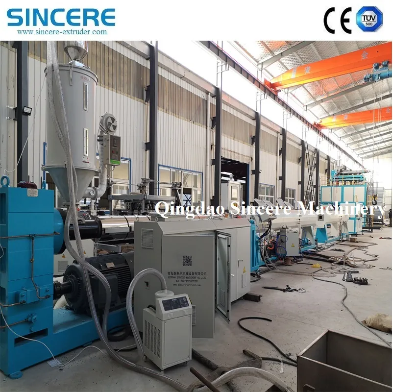 PE PP HDPE Wound Manhole Spiral Pipe Extrusion Line Hollow Walled 0