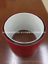 دستگاه خط اکستروژن لوله های پلاستیکی HDPE MDPE PP PEX 50mm 63mm 3