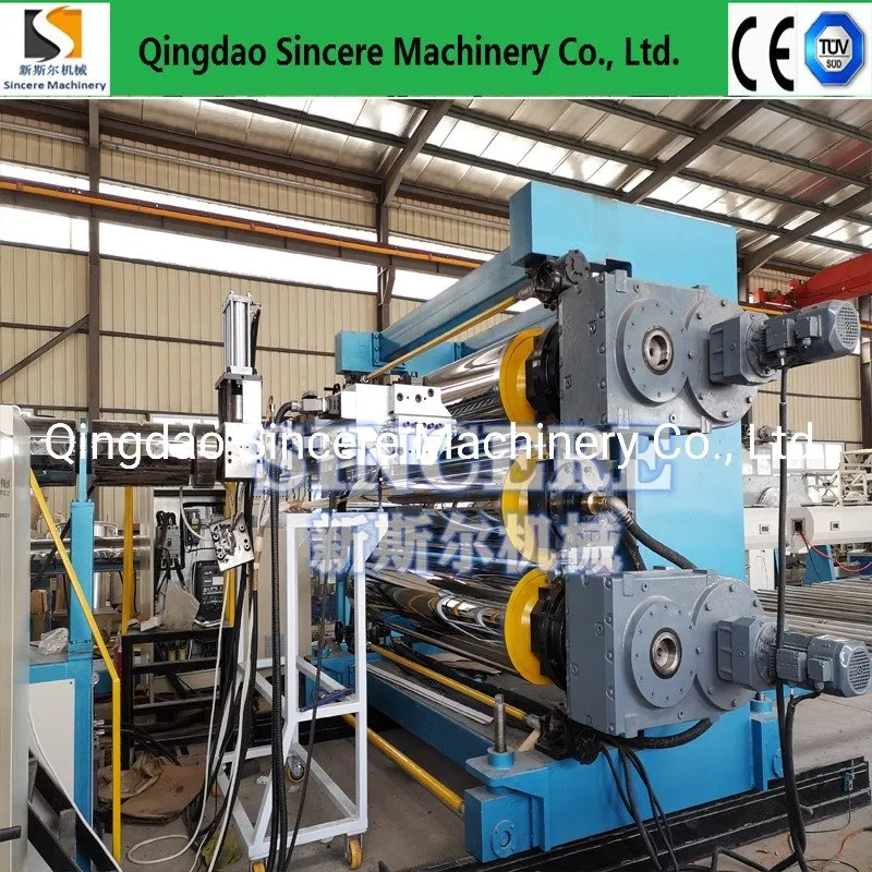 Plastic PE PP ABS PS Sheet Extrusion Line Machine Single Screw 150mm-8000mm 1