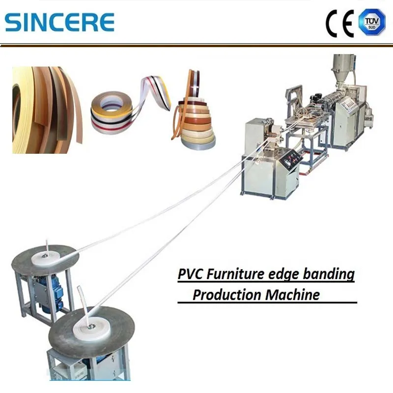 PVC Edge Banding Furniture Protection Tape Extruder Machine 0
